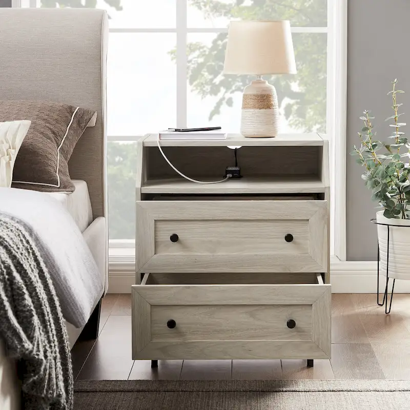 Middlebrook Modern 2-Drawer USB Nightstand