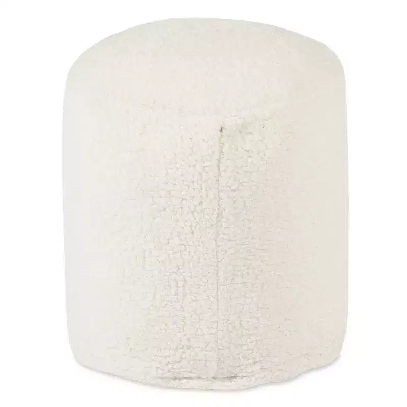 Majestic Home Goods,Pouf Cream