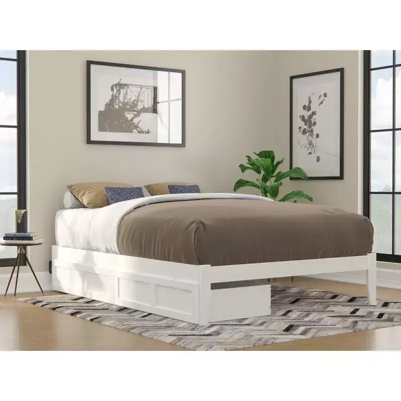 Colorado Bed with USB Turbo Charger and 2 Extra Long Drawers - AFI