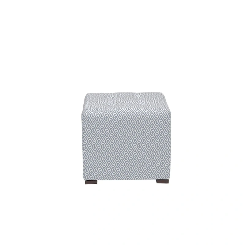Merton Transtional Square Button Tufted Ottoman