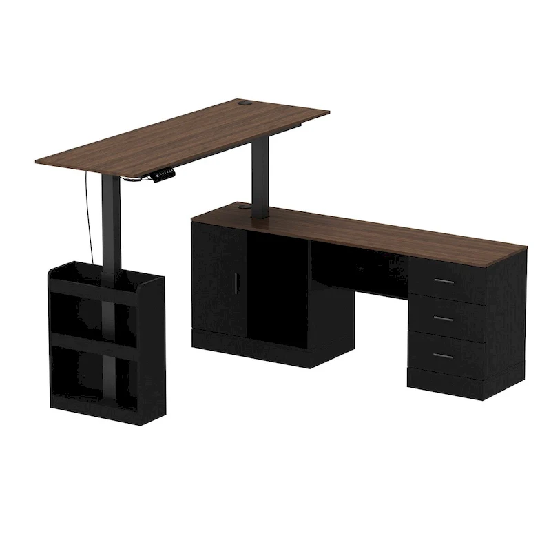 63W Versatile Standing Desk Aesthetic with Height Customization Table