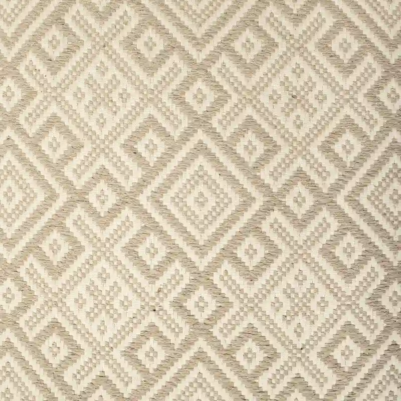 Avery I Olive & Beige Upholstered Patterned Seat Accent Bench - 55W x 17D x 18H