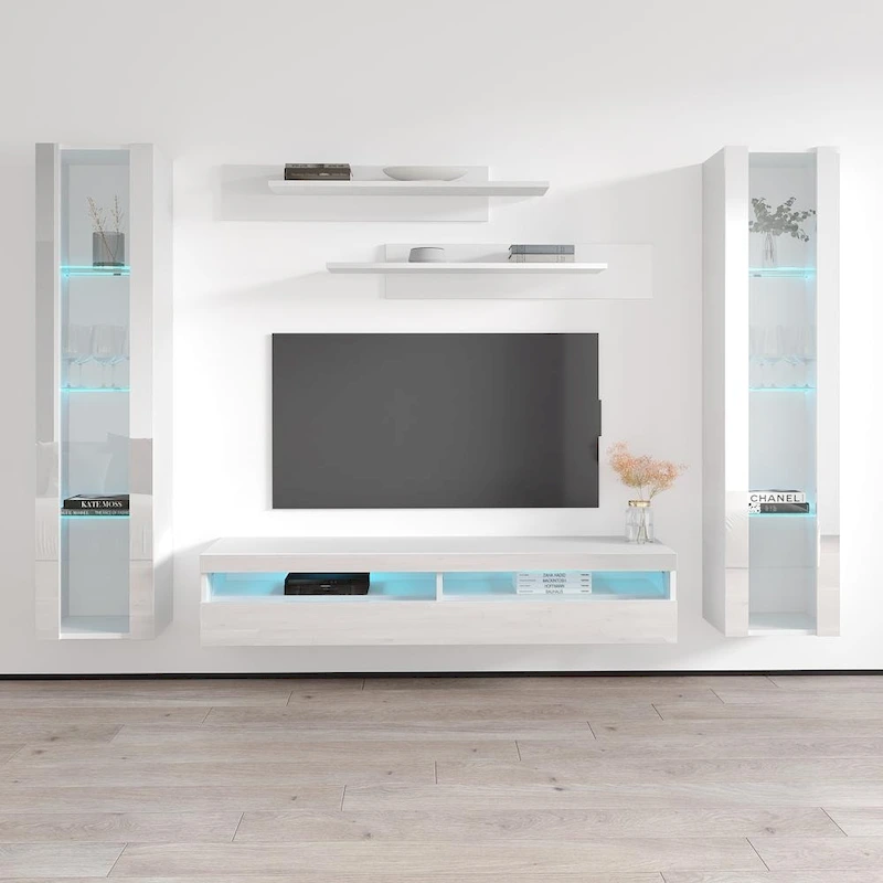 Fly AB2 35TV Wall Mounted Floating Modern Entertainment Center