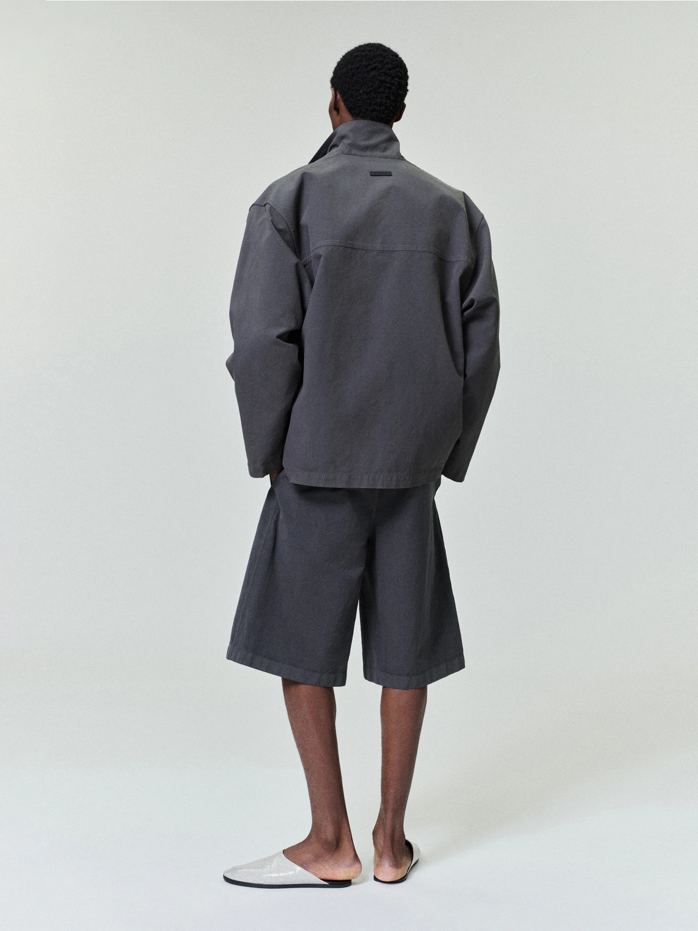 Garment Dyed Cotton Casual Short