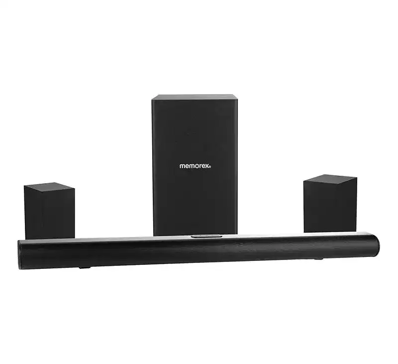 Memorex MX-SBW510 35 5.1-Channel Dolby Digital Soundbar  140W RMS, Bluetooth + HDMI ARC/Optical/RCA/USB Inputs DSP & 5 EQ Modes