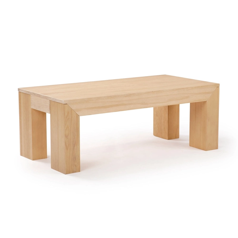 Plank and Beam Modern Rectangular Coffee Table - 40
