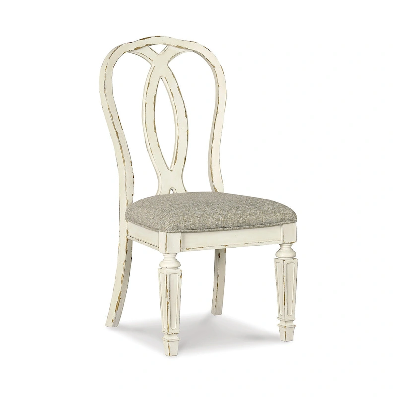 Signature Design by Ashley Realyn White/Brown 9-Piece Dining Package