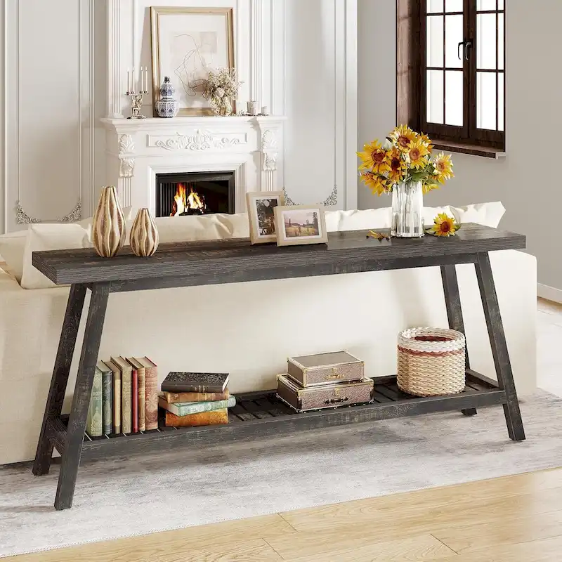 Farmhouse 70.9 Inches Console Entryway Table