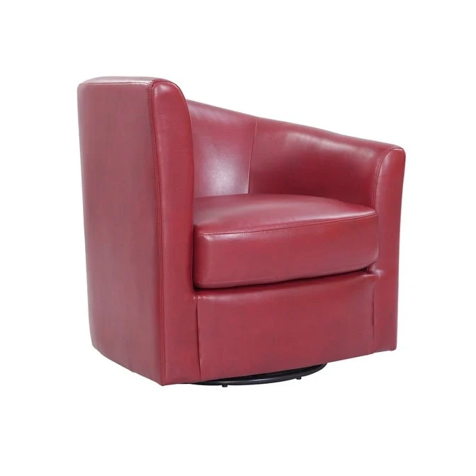 Grafton Soraya 360 Swivel Accent Chair Faux Leather