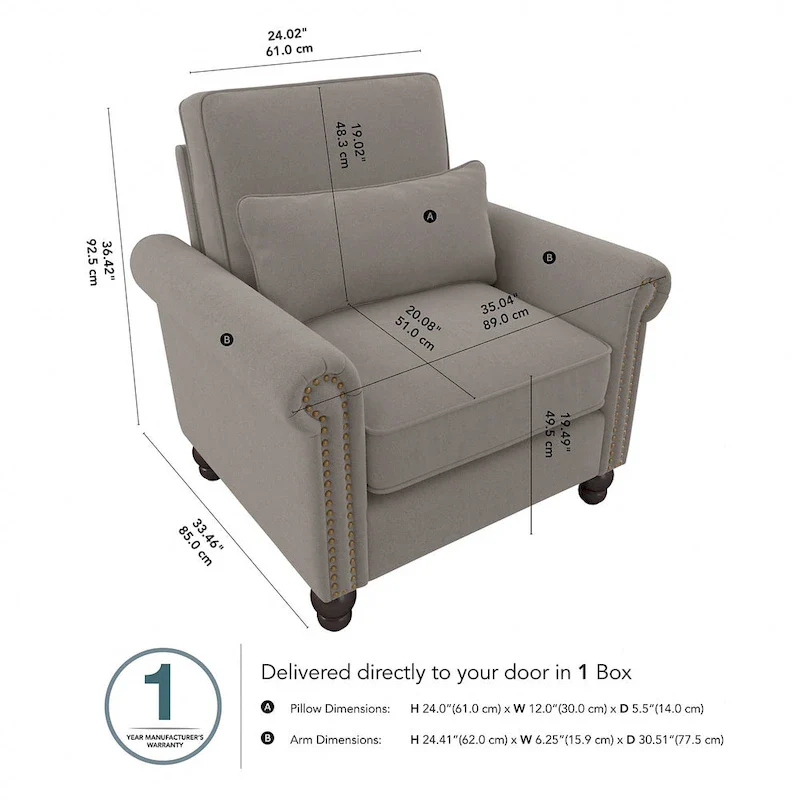 Coventry Accent Chair with Arms by