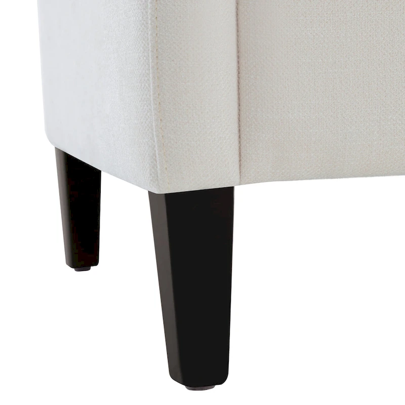 HUIMO Arm Chair Comfy Club Chair with Pillow Beige/ Dark Teal/ Blue