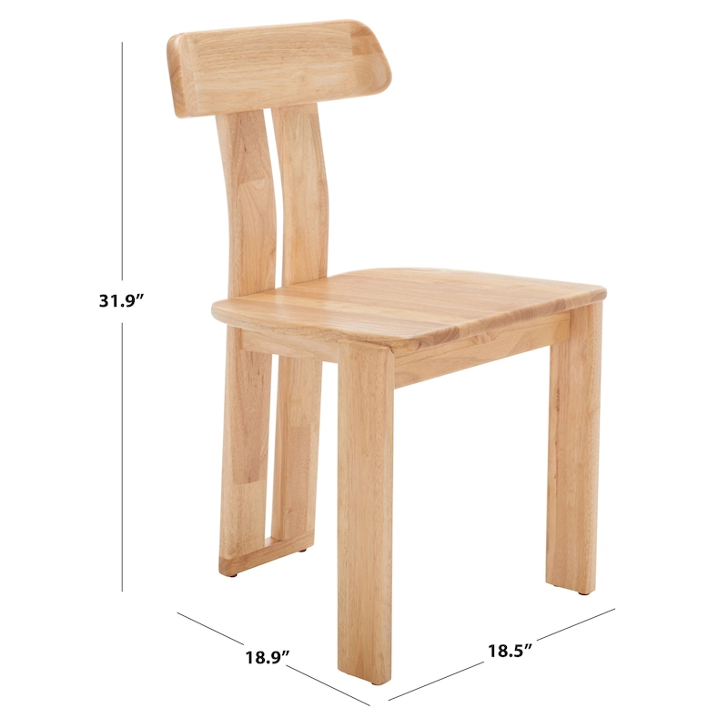 SAFAVIEH Twila Wood Dining Chair - 19 W x 19 D x 32 H - 19Wx19Dx32H