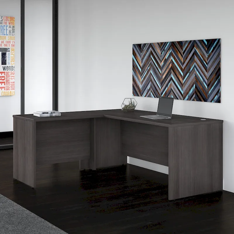 72W L Shaped Desk with 42W Return
