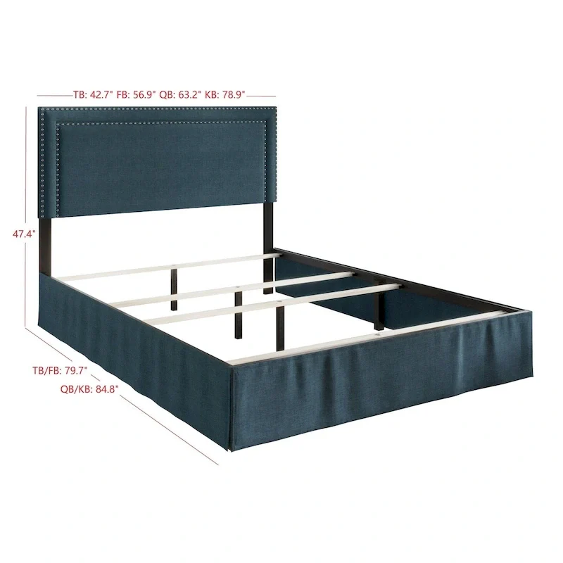 Keith Upholstered Panel Bed
