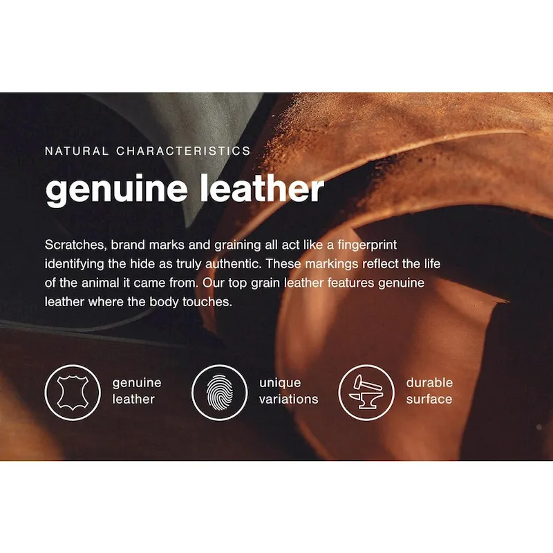 Signature Design by Ashley Puckman Mid Century Modern Leather Accent Chair - 29 W x 31.5 D x 34.25 H