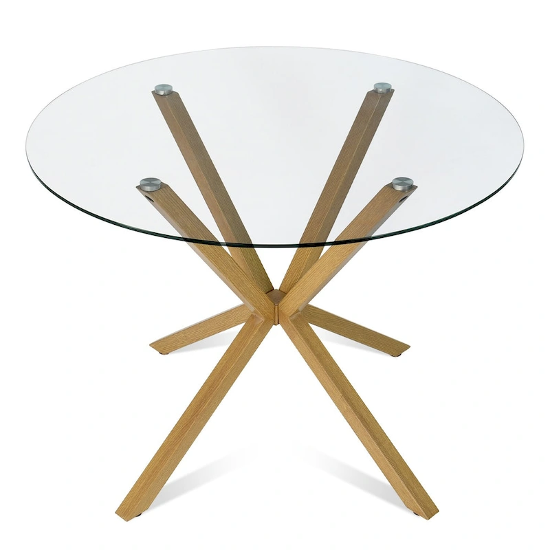 Round 39 Glass Dining Table - 39x39x30