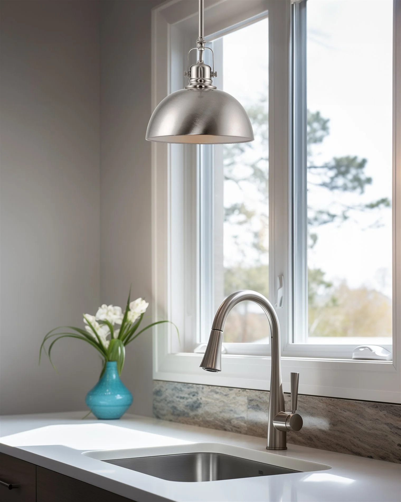 Belle 9 Contemporary Industrial Pendant Light