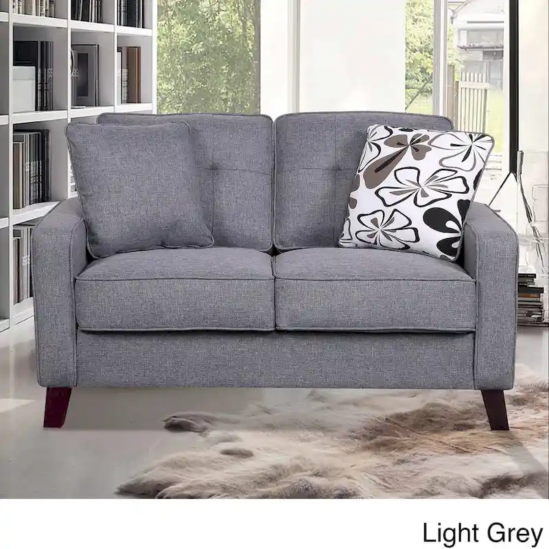 Mid-century Fabric Loveseat