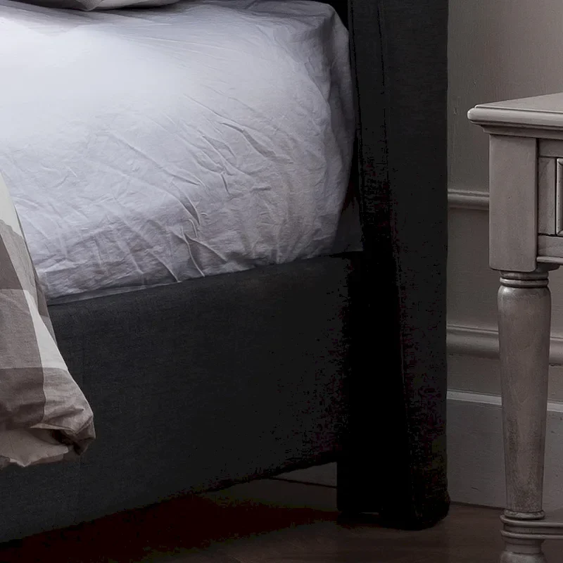 Costello Upholstered Tufted Fabric Queen Bed Set by Christopher Knight Home