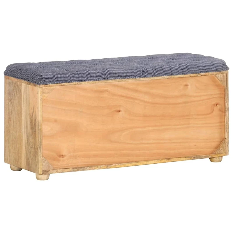 vidaXL Hall Bench 39.4x13.8x18.5 Solid Mango Wood