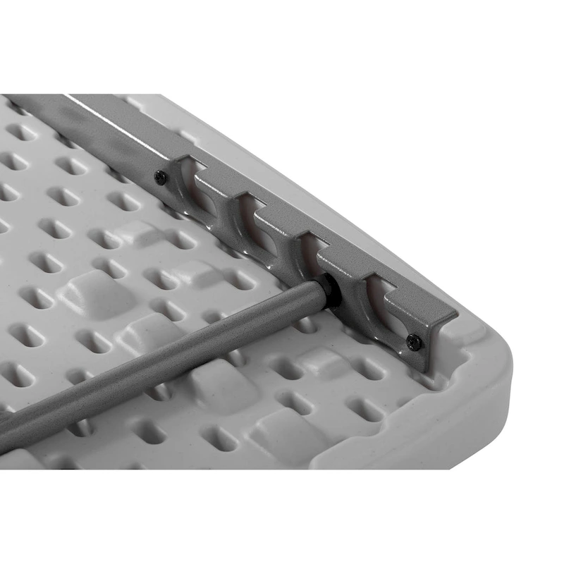 Commercialine 20 x 30 Height Adjustable Personal Folding Table, Speckled Grey