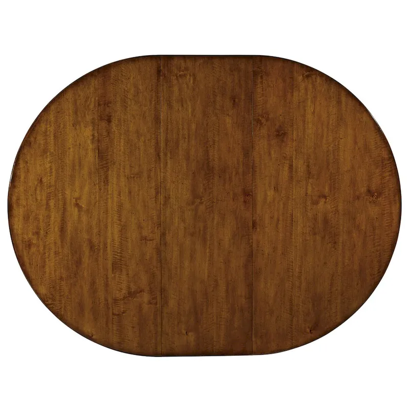 Round Pedestal Dining Table with 18