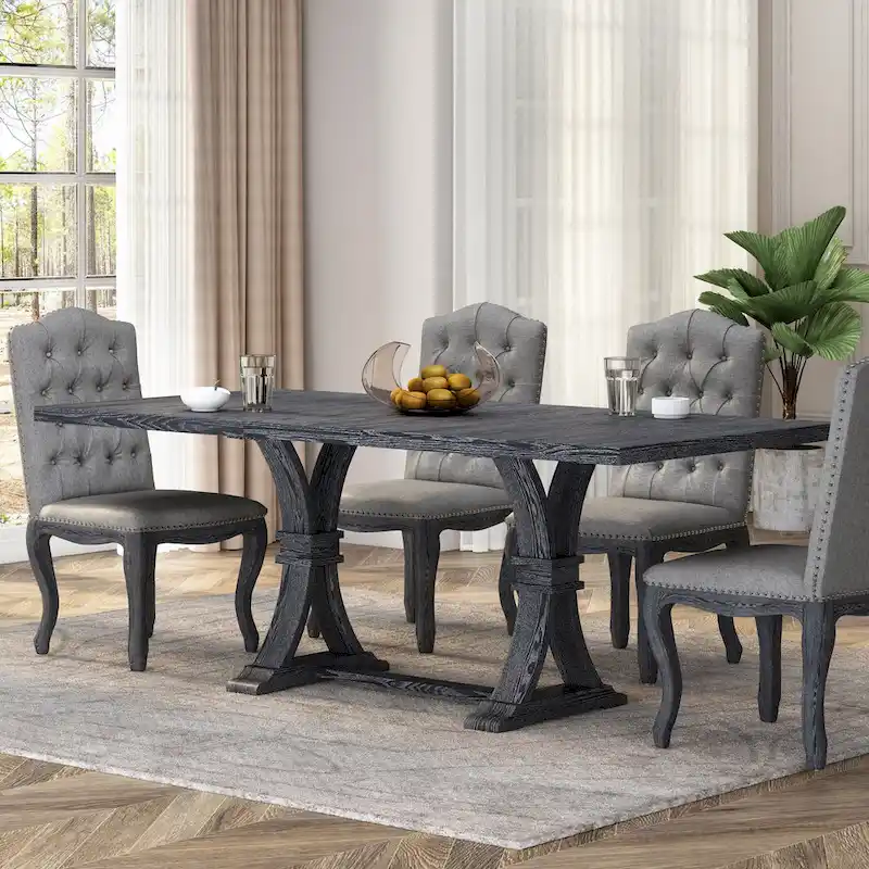 Bellion Wood Expandable Dining Table by