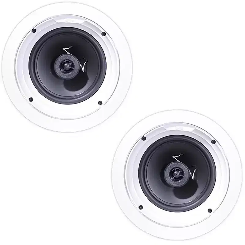 Klipsch R-1650-C In-Ceiling Speaker, White (2-Pack)