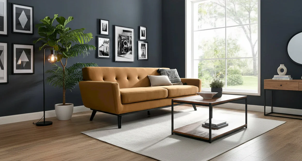 Engage Performance Velvet Sofa