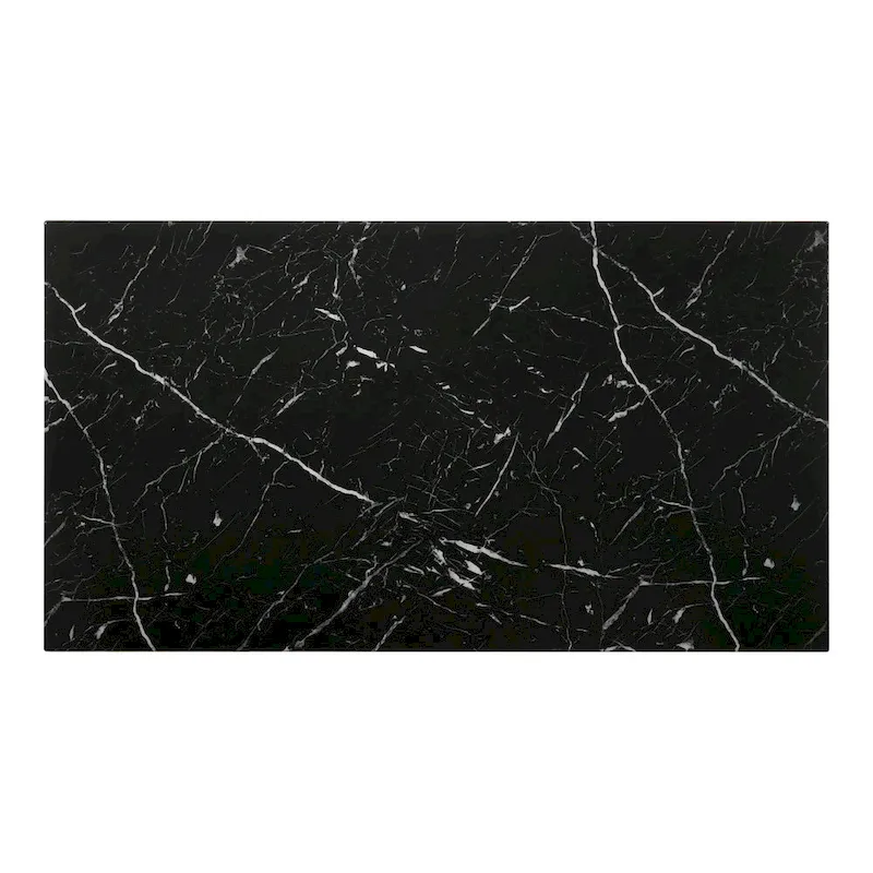 Transitional Rubberwood Coffee Table and End Table with Drawer