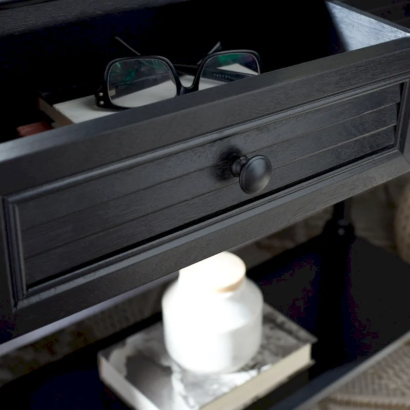 SAFAVIEH Tinnie 2-Drawer Console Table - 36 W x 13 L x 29.5 H - 36Wx13Dx30H