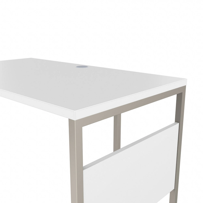 Hybrid 60W x 30D L Shaped Table Desk by Bush Business Furniture