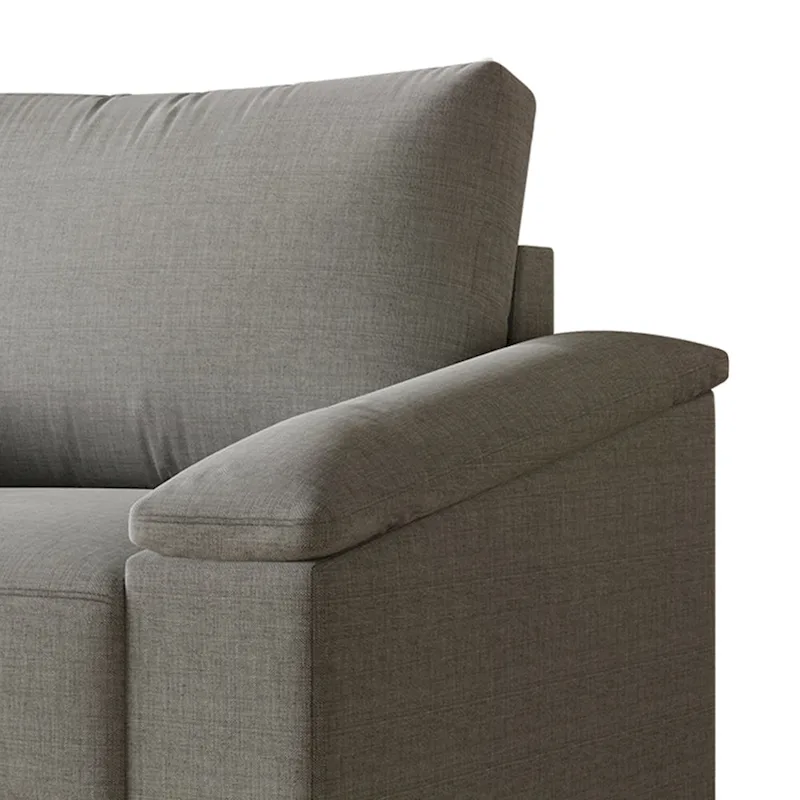 2.5-Seater Linen Sofa - Available in Beige, Grey, Blue