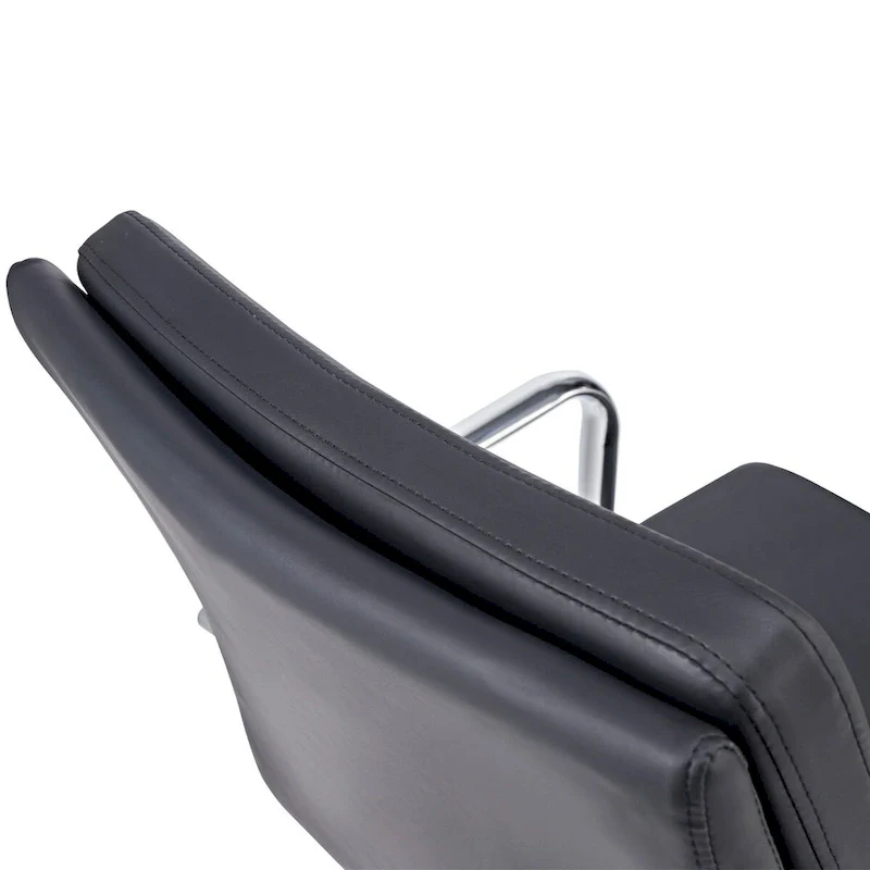 Office Chair PU Leather Adjustable ErgoChair with Thickened Cushion - N/A