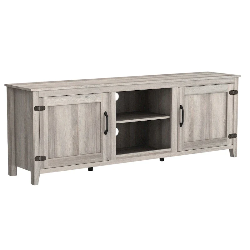 TV Stand with Storage and Two Doors