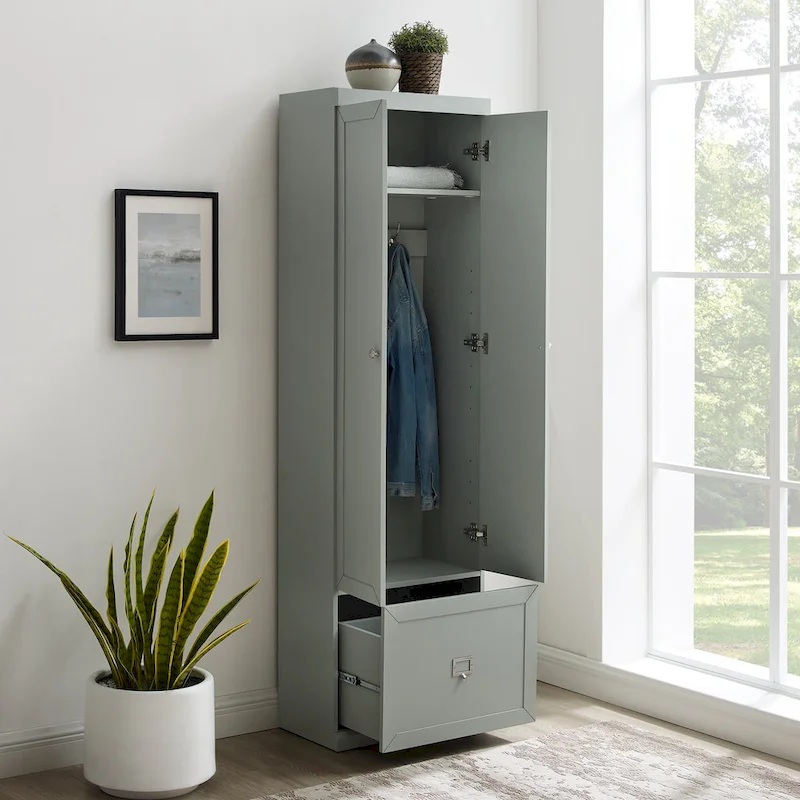 Gray Convertible Pantry Closet, Single Unit – 12.5