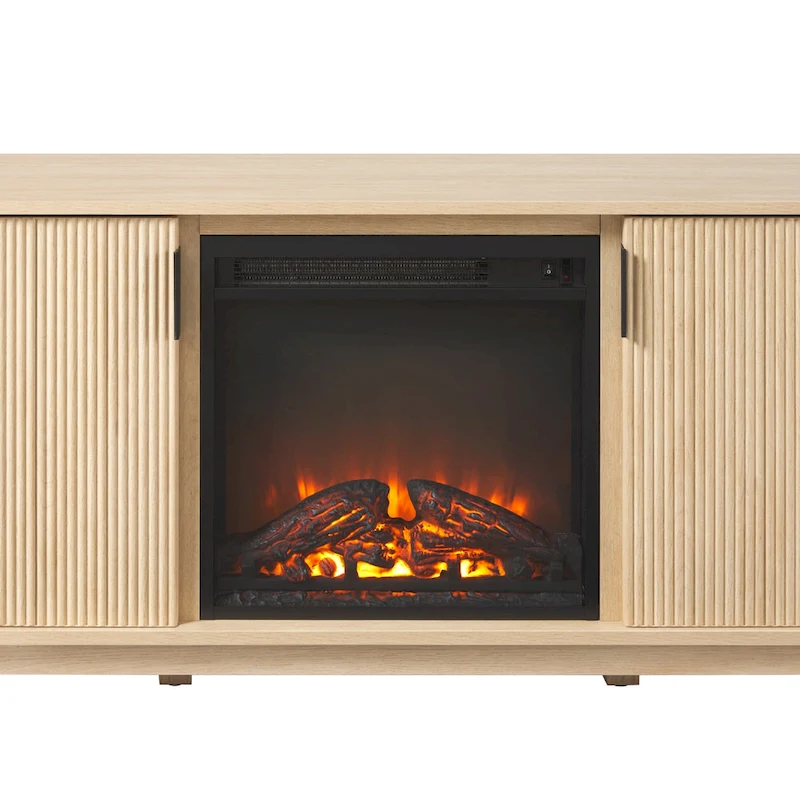Middlebrook 70-inch TV Stand with Electric Fireplace