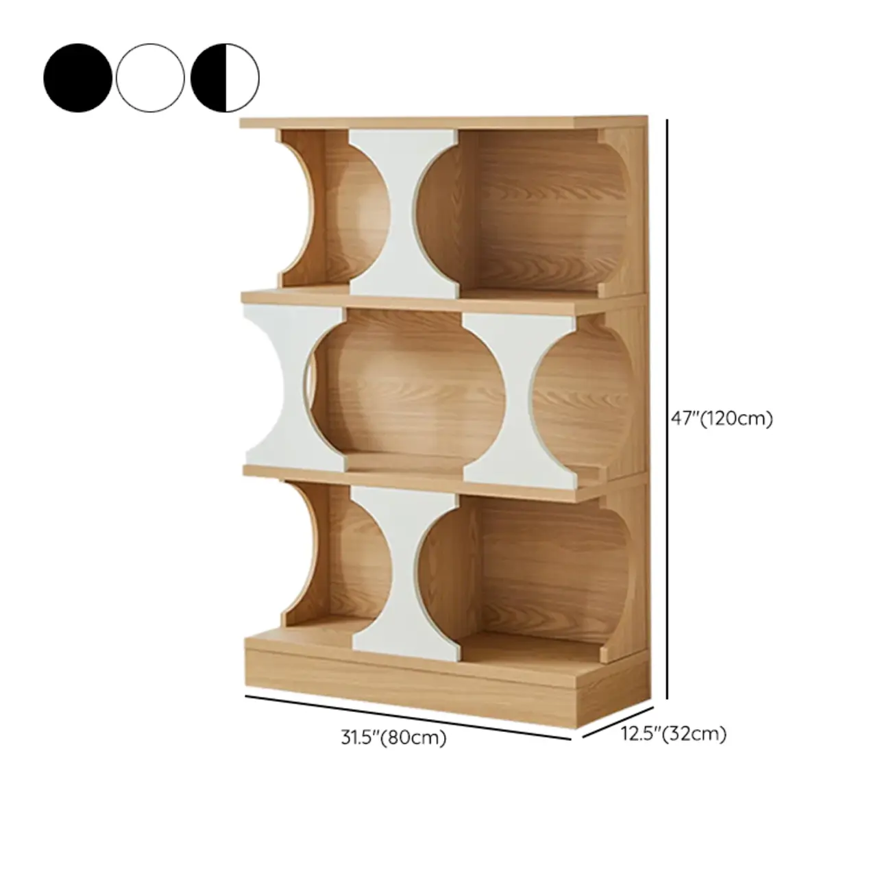 Wooden Cubitac Modern Display Cabinet with Shelves