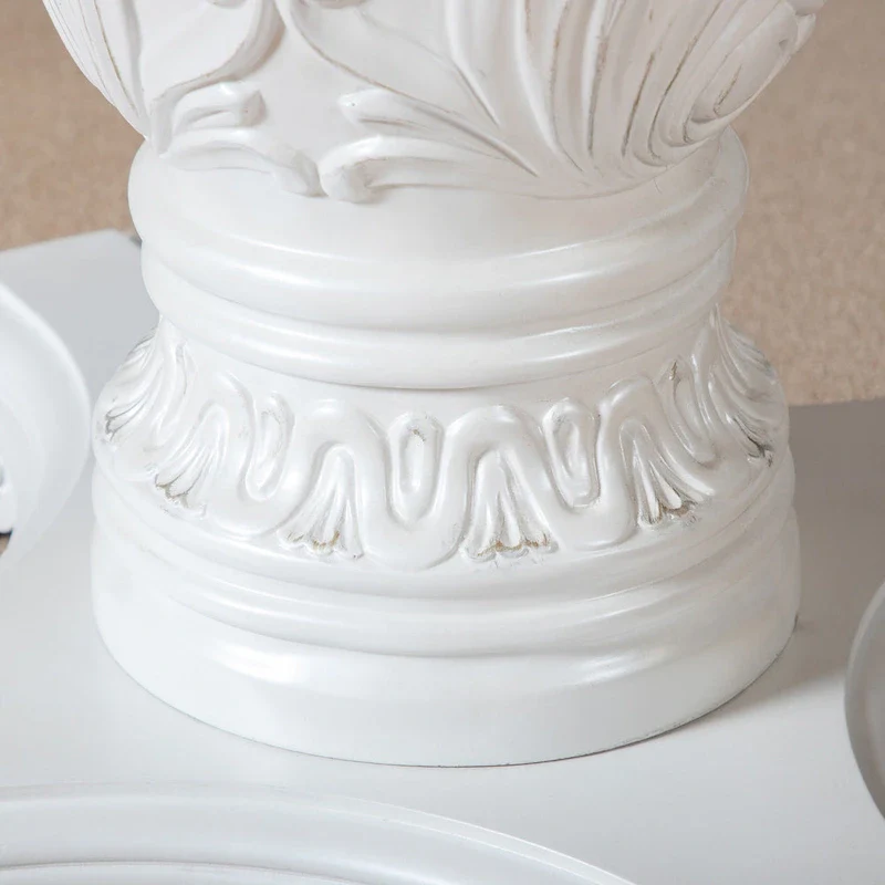 Furniture of America Eugene Traditional Solid Wood 9-Piece Expandable Dining Table Set