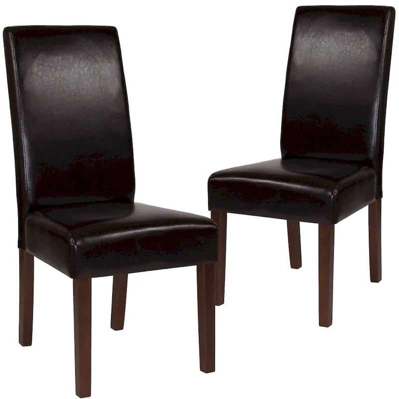 Upholstered Wood Parsons Chair (Set of 2) - 19W x 21.5D x 40H