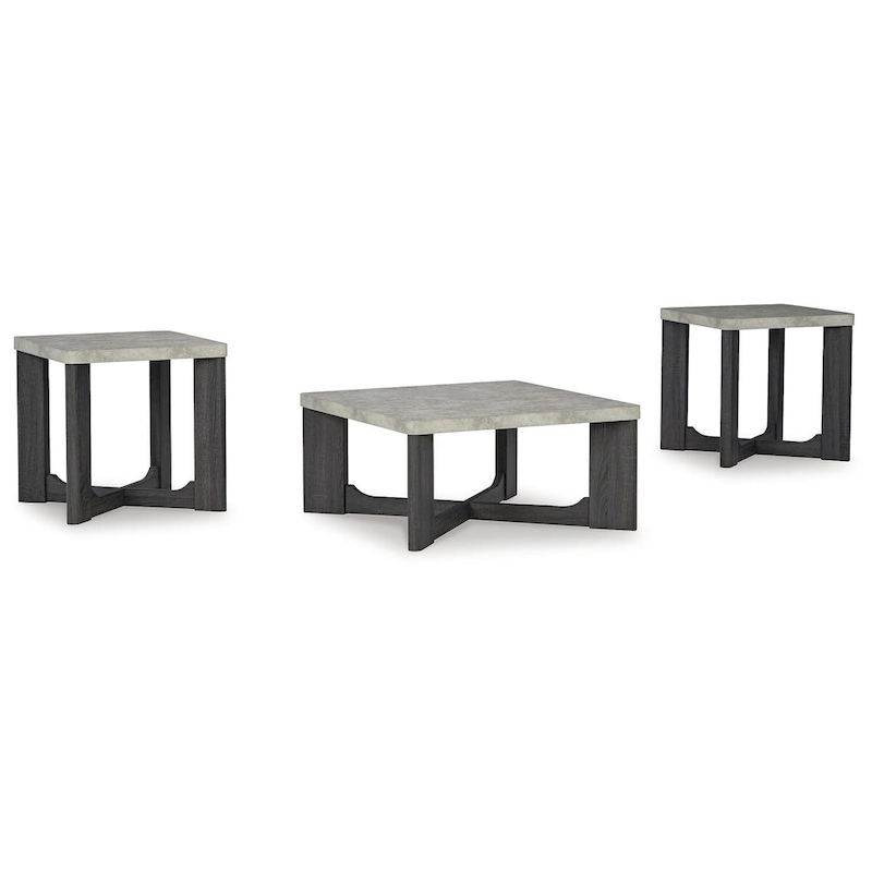 Signature Design by Ashley Garnilly Table (Set of 3) - 35W x 35D x 17H