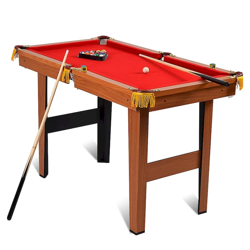 48 Mini Table Top Pool Table Game Billiard Set Cues Balls - 48L x 26W x 30H