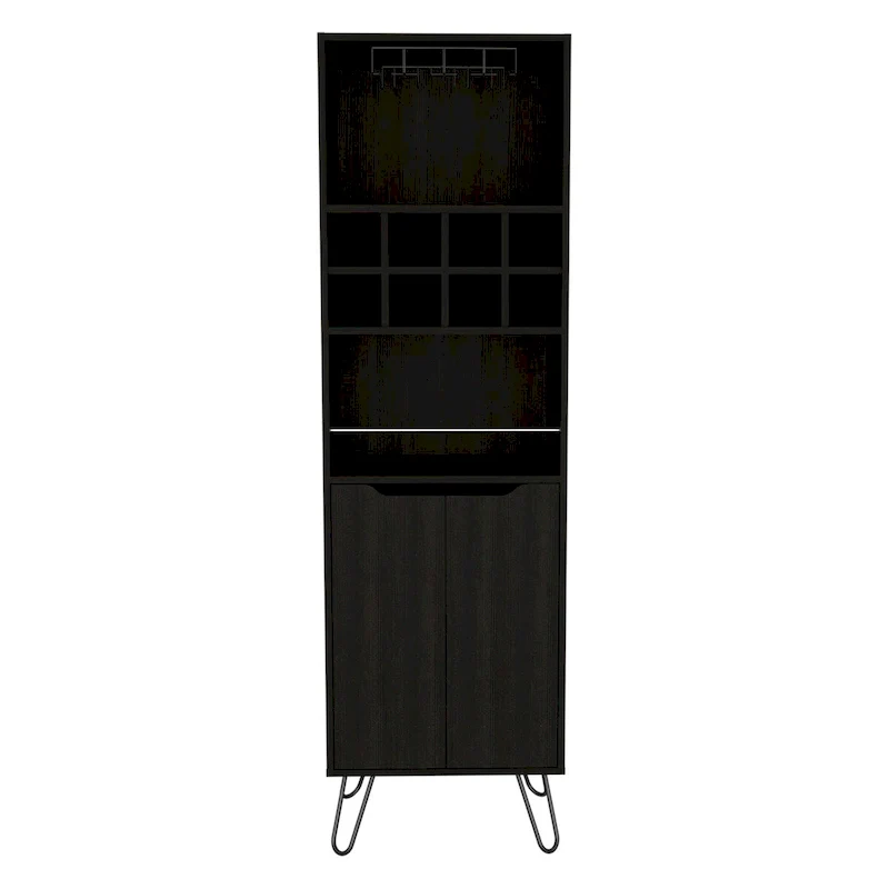 Bar Cabinet for Kitchen, Dining Room,Living Room, Black
