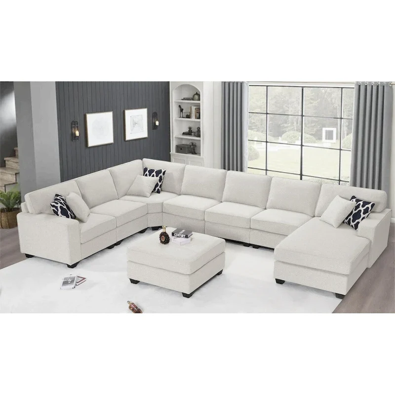 Flexible Combination Module Reversible Sectional Sofa