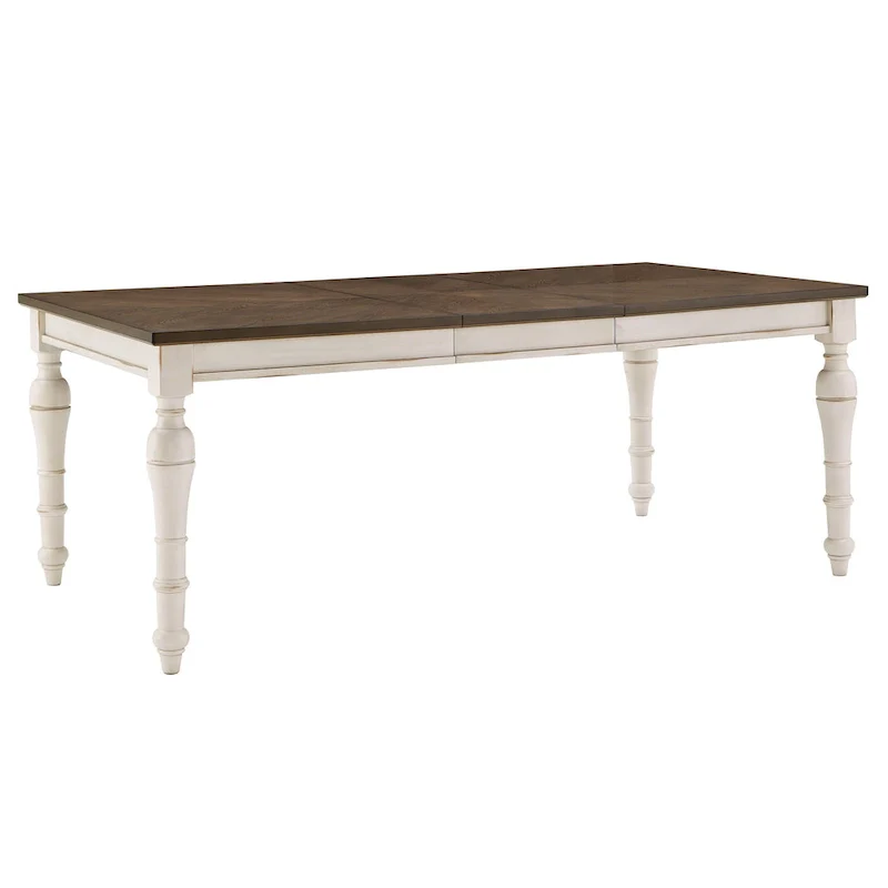 Tournus 4-6-Person Extendable Solid Rubberwood Dining Table Set by iNSPIRE Q Classic