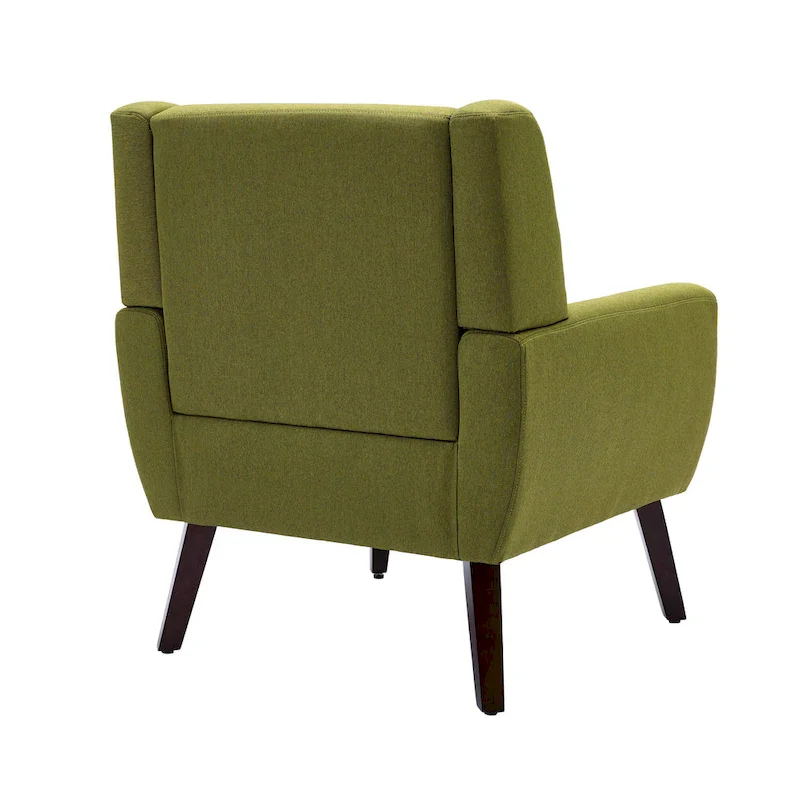Wide Back Accent Chair with Wingback Design - Single Seater