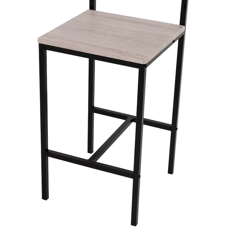 Carbon Loft Padrad Industrial Counter Height 3-piece Dining Set