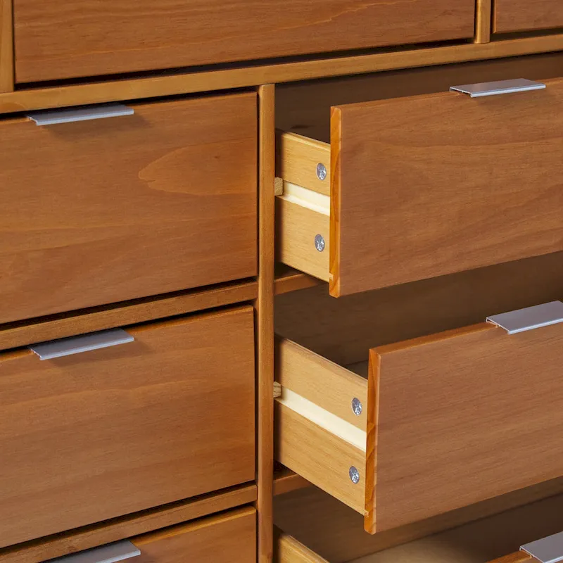 Middlebrook Modern Gallery Top Solid Wood Dresser