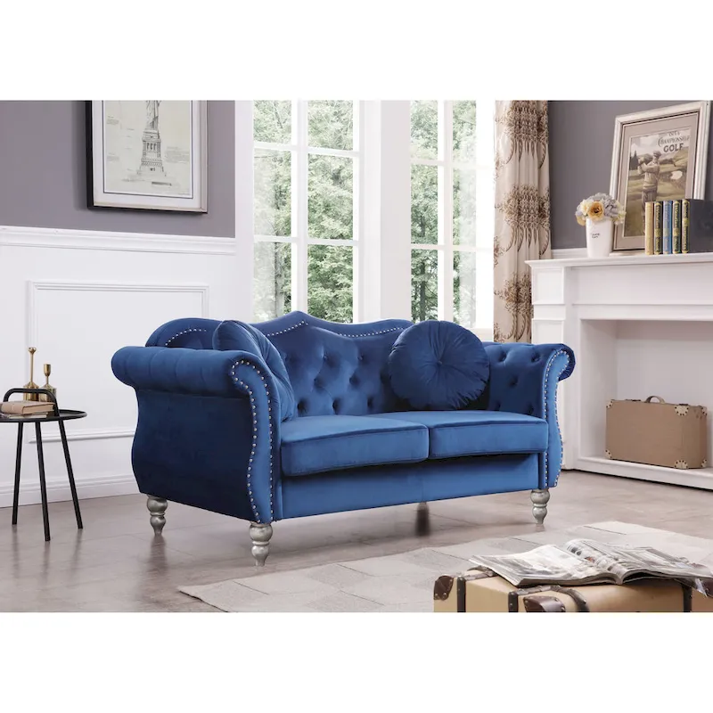 Hollywood Velvet Loveseat