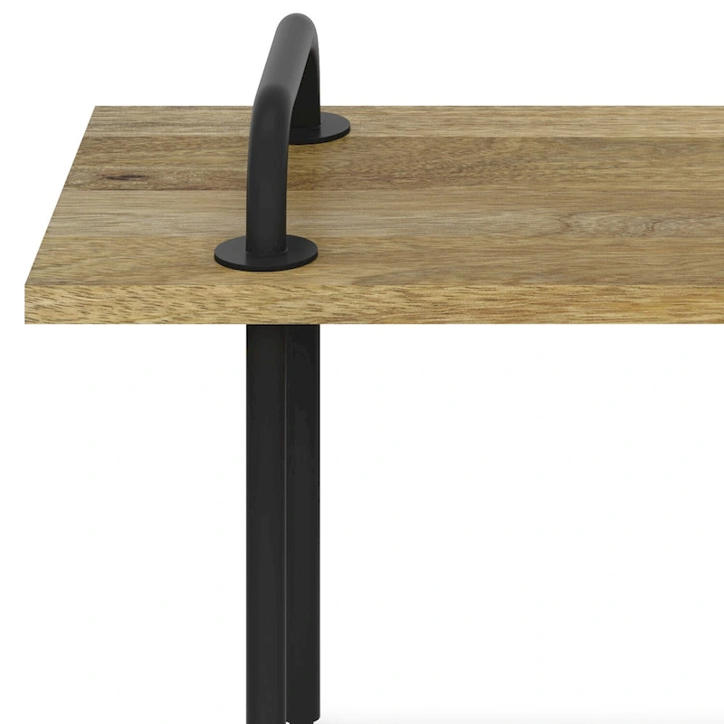 WYNDENHALL Sera SOLID MANGO WOOD 42 inch Wide Industrial Entryway Bench in Natural - 42 Inches wide